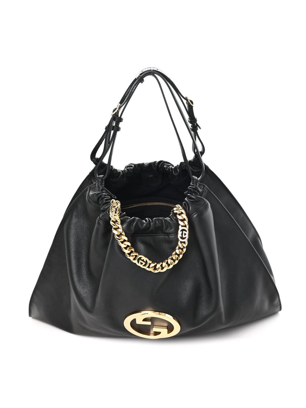 Gucci Calfskin Large Blondie Tote Black #317486G24B